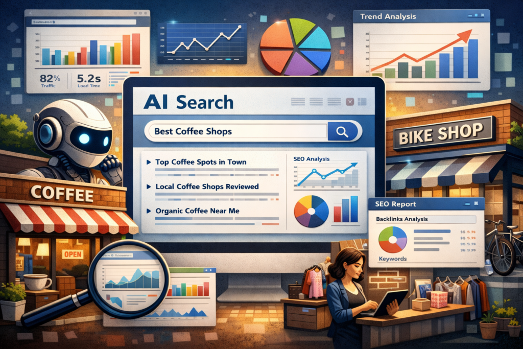 SEO in 2026 AI search impact on small brands
